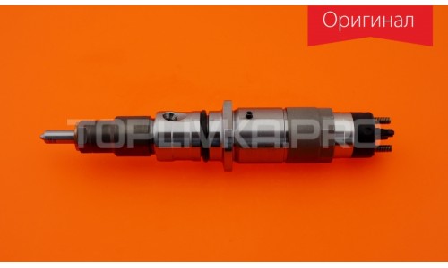 Форсунка топливная для двигателя QSB 6.7  EURO-3. BOCSH 0445120059, 0445120231. Cummins 4945969, 3976372, 5263262. (оригинал), Komatsu 6754-11-3011